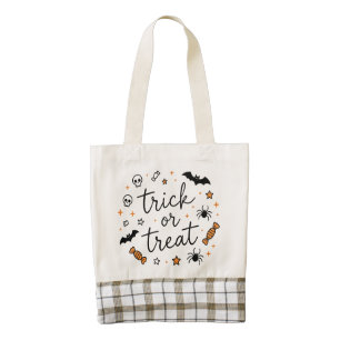 L&S Trick Or Treat Halloween Candy Tote Bag
