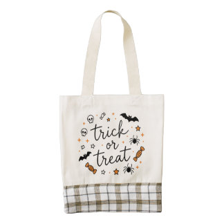 L&S Trick Or Treat Halloween Candy Tote Bag