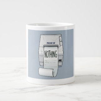 L.U.S.A - Proof of Nothing - Funny Receipt Printer Giant Coffee Mug
