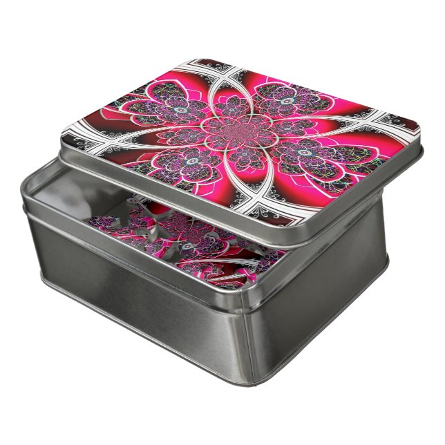 l unique Mandala design Jigsaw Puzzle (Lid Open)