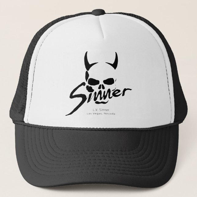 L.V. Sinner Trucker Hat (Front)