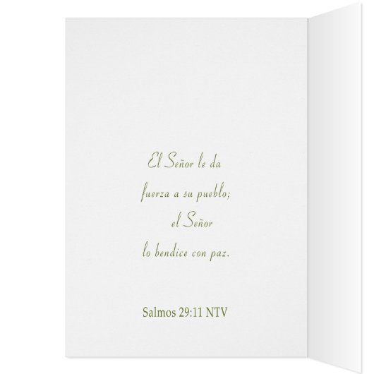 La Abeja, tarjeta (Inside (Left))