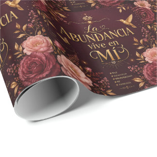 La Abundancia Vive en Mí | Christian Inspirational Wrapping Paper