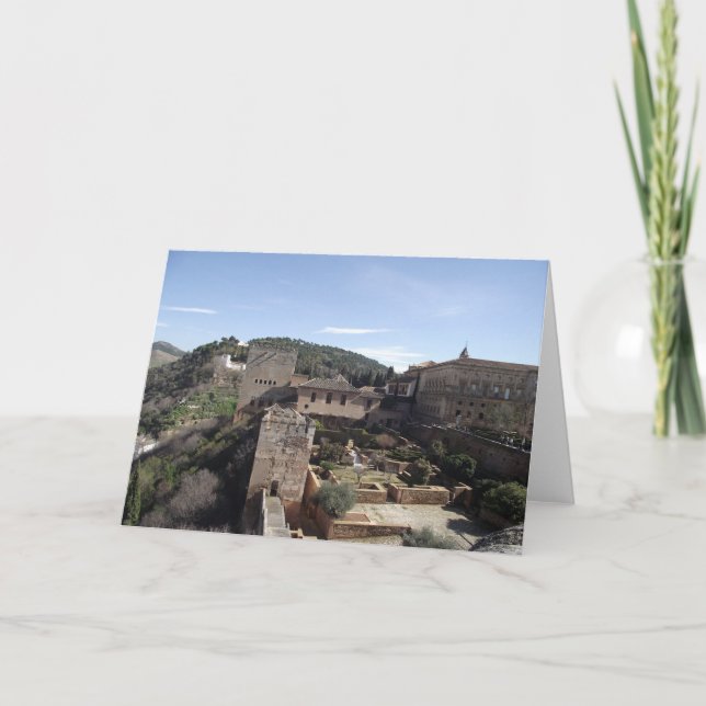 La Alhambra, Granada, Spain Card (Front)