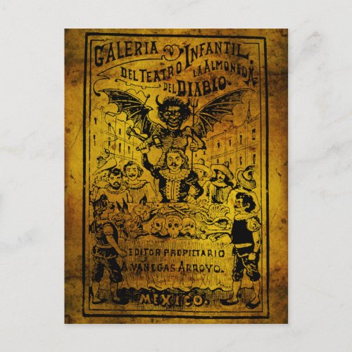 La Almoned del Diablo by Jos Guadalupe Posada Postcard