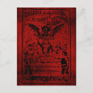 La Almoned del Diablo by José Guadalupe Posada Postcard