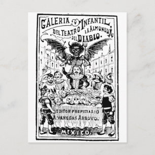 La Almoned del Diablo by José Guadalupe Postcard