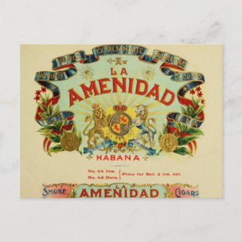 La Amenidad Cigars Postcard by tnmpastperfect at Zazzle
