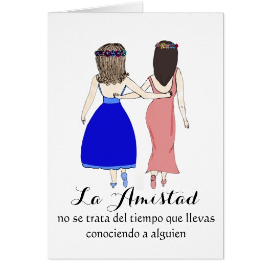La Amistad se Trata De... Cards (Front)