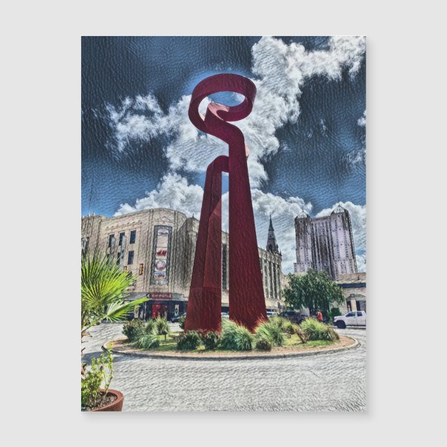 La Antorcha de la Amistad magnet (Front)