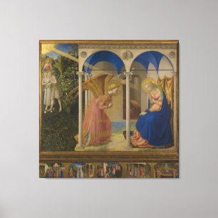 La Anunciación by Fra Beato Angelico Canvas Print