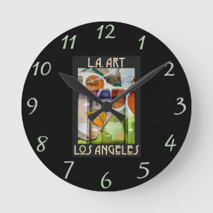 LA Art2 Wall Clock