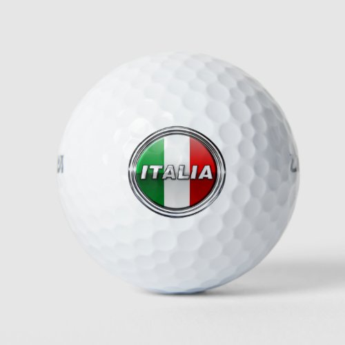 La Bandiera _ The Italian Flag Golf Balls