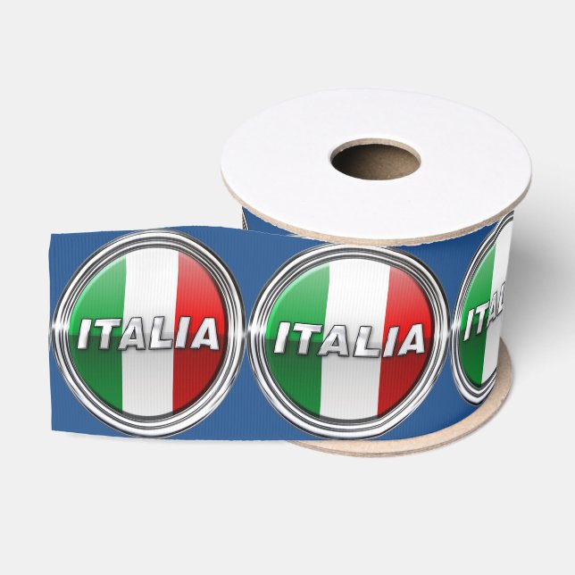 La Bandiera - The Italian Flag Grosgrain Ribbon (Spool)