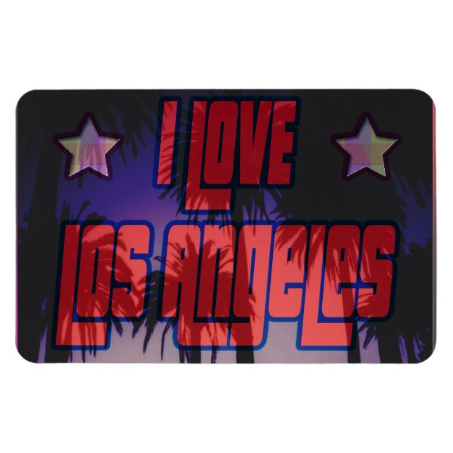 LA Beautiful Afterglow Magnet (Horizontal)