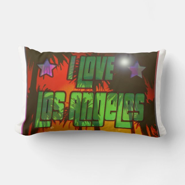 LA Beautiful Burn Pillow (Front)