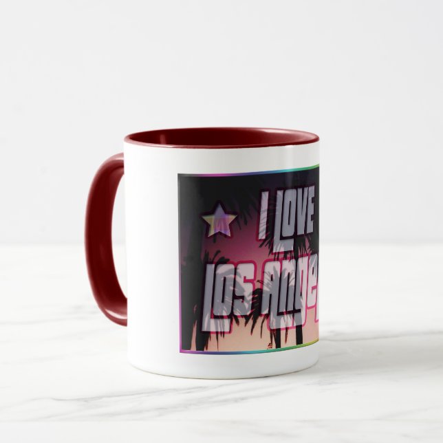 LA Beautiful Cool Mug Cup (Front Left)