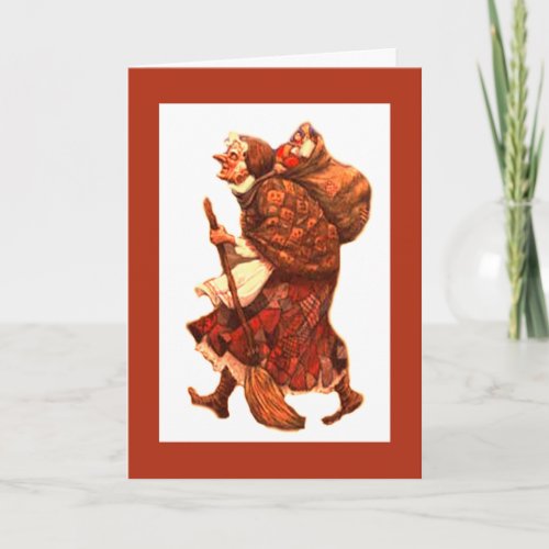 La Befana  Buon Natale Holiday Card