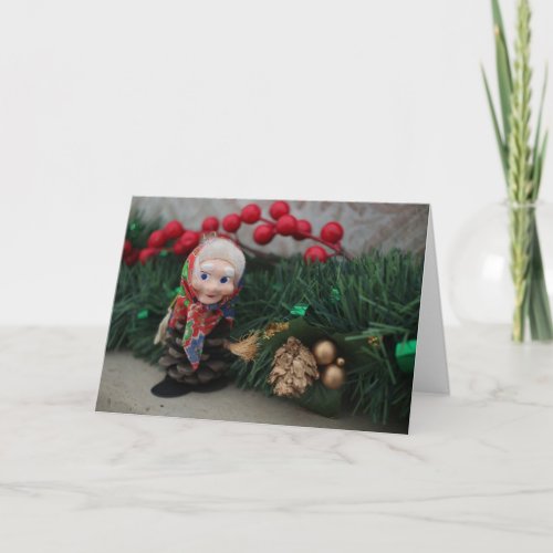 La Befana Italian Epiphany Holiday Card