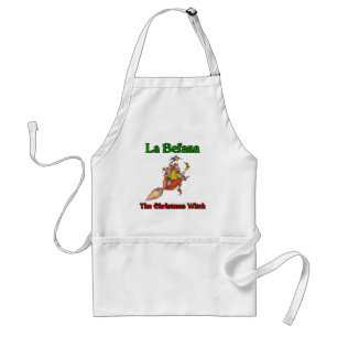 La Befana The Christmas Witch.. Adult Apron
