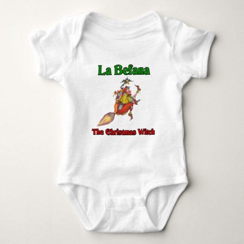 La Befana The Christmas Witch Baby Bodysuit