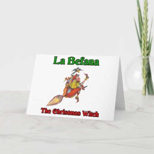 La Befana The Christmas Witch Holiday Card