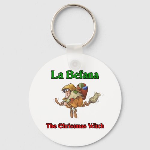 La Befana The Christmas Witch Keychain