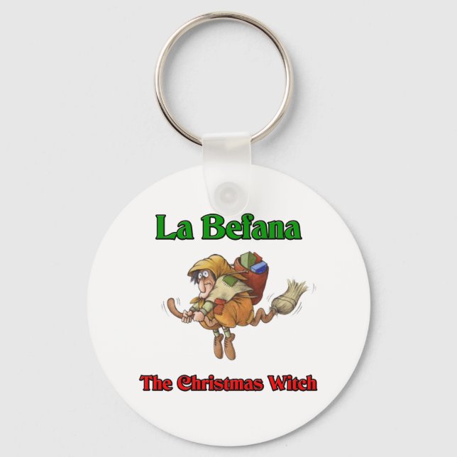 La Befana The Christmas Witch.. Keychain (Front)