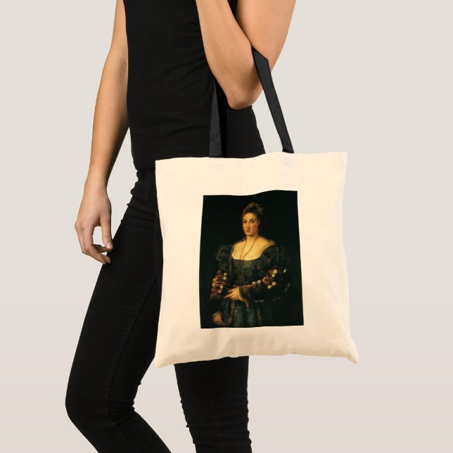 La Bella, Duchess of Urbino by Titian Tote Bag (Front (Product))
