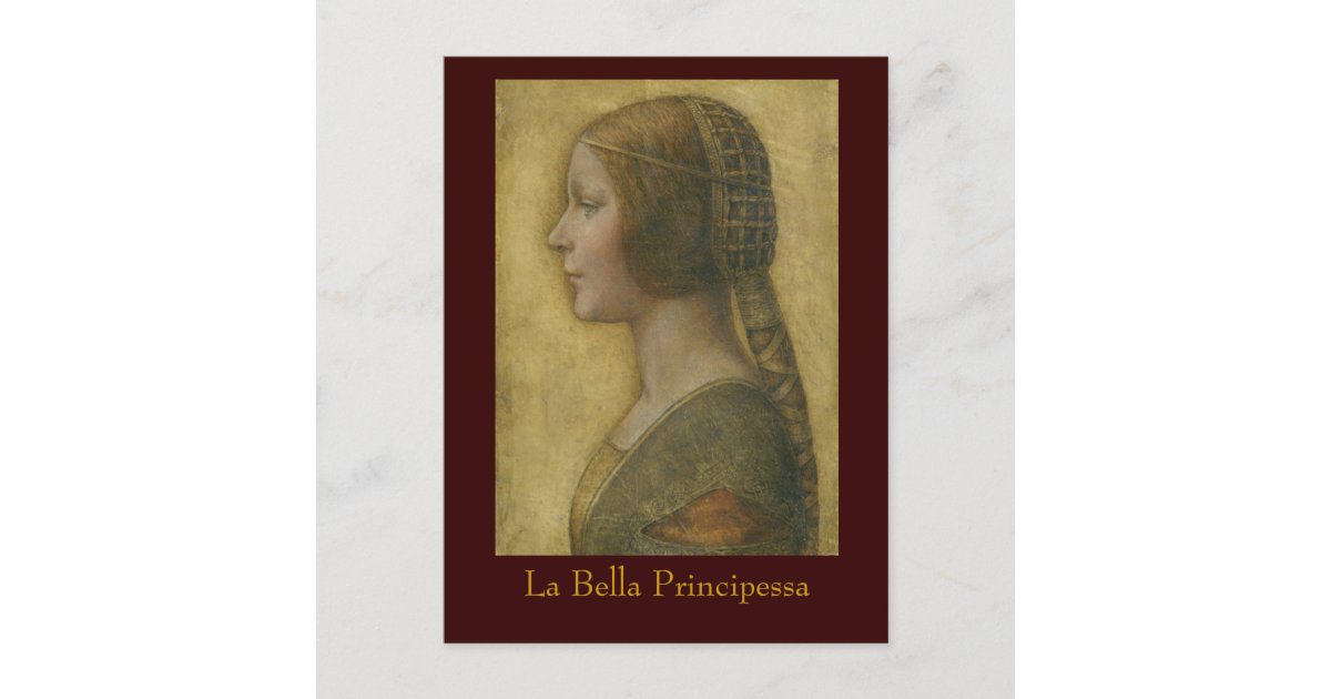 La Bella Principessa Postcard Zazzle Com