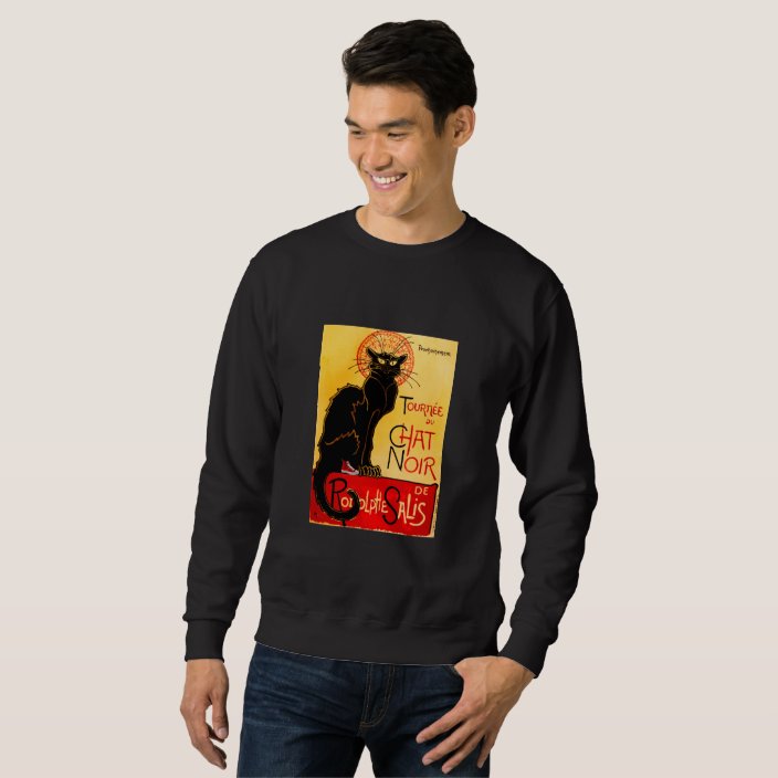 La Belle Chat Noir Sweatshirt Zazzle Com