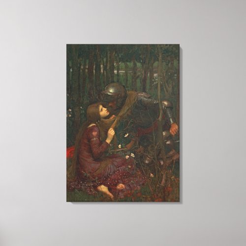 La Belle Dame Sans Merci 1893 oil on canvas Canvas Print