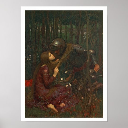 la-belle-dame-sans-merci-1893-oil-on-canvas-poster-zazzle