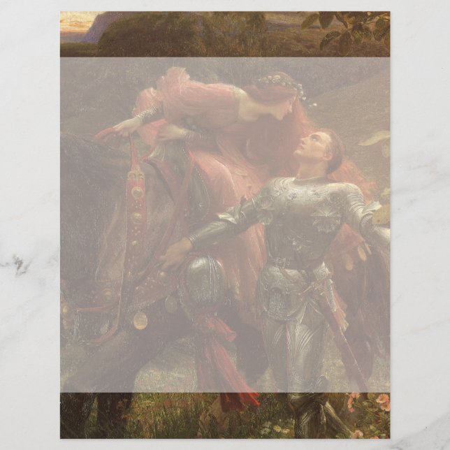 La Belle Dame sans Merci by Sir Frank Dicksee (Front)