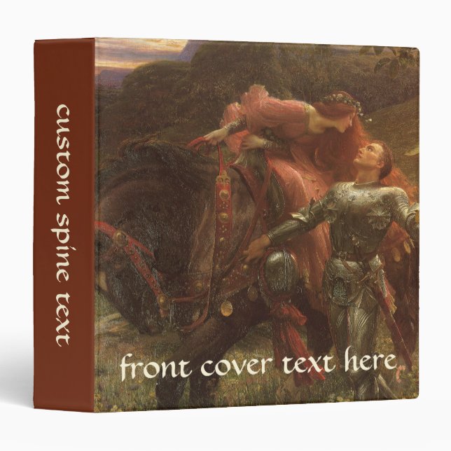 La Belle Dame sans Merci by Sir Frank Dicksee Binder (Front/Spine)