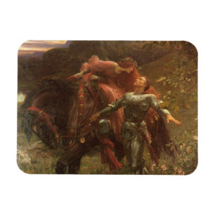 La Belle Dame sans Merci by Sir Frank Dicksee Magnet