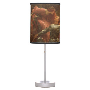 La Belle Dame sans Merci by Sir Frank Dicksee Table Lamp
