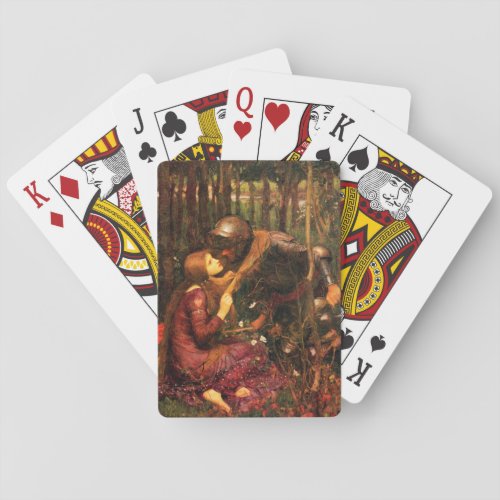 La Belle Dame sans Merci _ John William Waterhouse Poker Cards