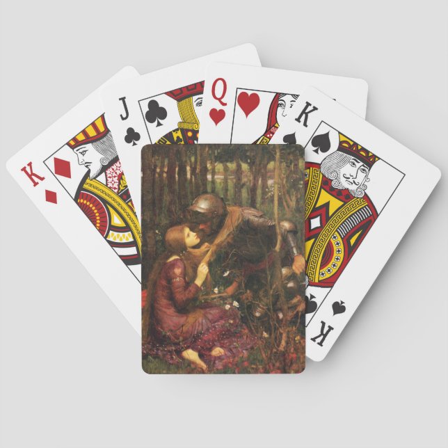 La Belle Dame sans Merci - John William Waterhouse Poker Cards (Back)