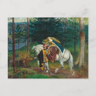 La Belle Dame Sans Merci Walter Crane Postcard