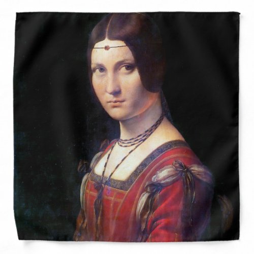 La Belle Ferronniere Leonardo da Vinci Bandana