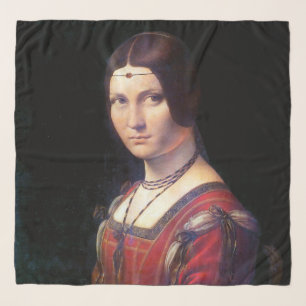 La Belle Ferronniere, Leonardo da Vinci Scarf