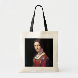 La Belle Ferronniere, Leonardo da Vinci Tote Bag