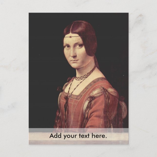 La belle ferronnière postcard (Front)