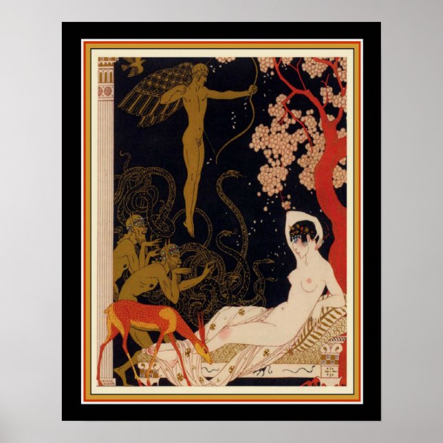 "La Belle Helene" 1922 Art Deco 16 x 20 Poster (Front)