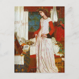 La Belle Iseult Queen Guenevere, William Morris Postcard