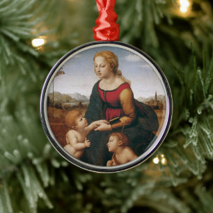 La Belle Jardinière by Rapahel Metal Ornament