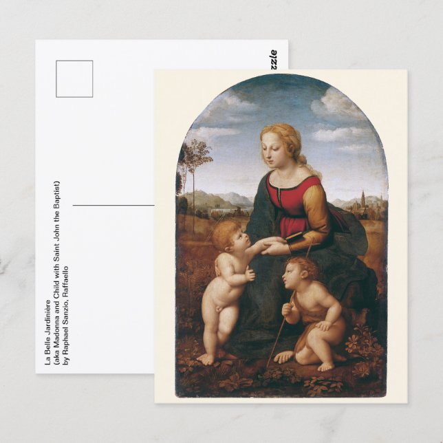 La Belle Jardinière by Rapahel Postcard (Front/Back)