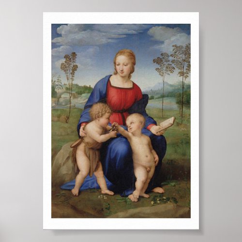 La belle jardinire â Madonna â Raphael â Raffael Poster