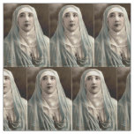 La Belle Otero as a nun print Fabric